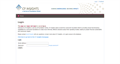 Desktop Screenshot of db.cfinsights.org